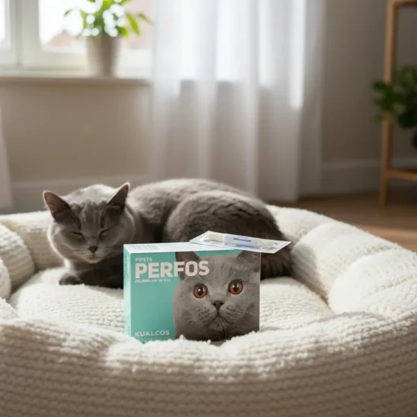 Pipeta Antipulgas para Gatos Perfos Kualcos 4 a 10 Kg Combo x2