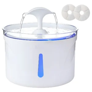 Bebedero para Gatos con Luz Led Fuente de Agua 2.5 Litros USB