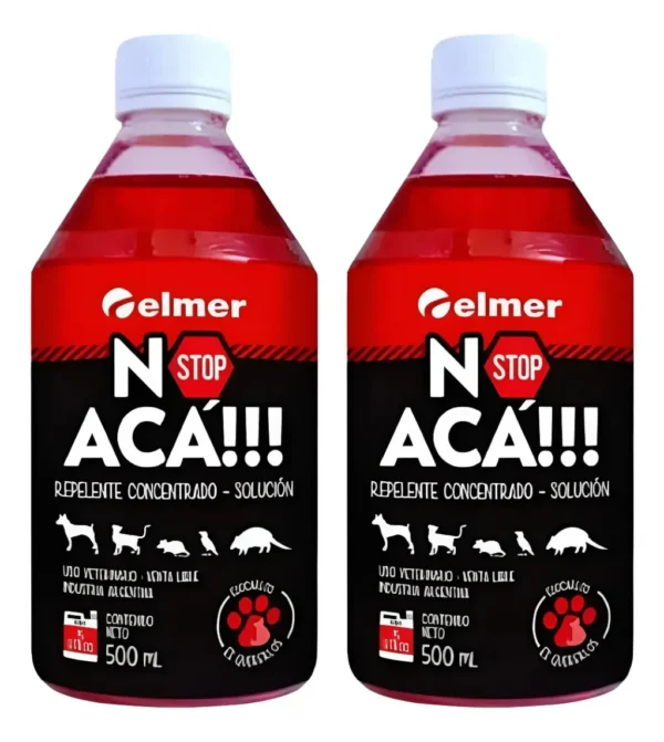 D_NQ_NP_723435-MLA109393293942_042026-F.webp Repelente para Perros y Gatos No Aca Elmer 500ml Pack x2