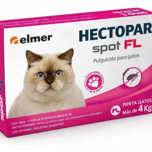 Pipeta Antipulgas para Gatos Hectopar Spot Elmer +4 Kg