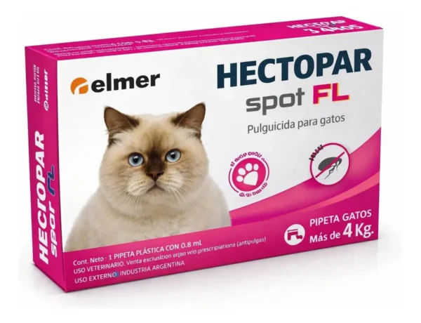 Pipeta Antipulgas para Gatos Hectopar Spot Elmer +4 Kg