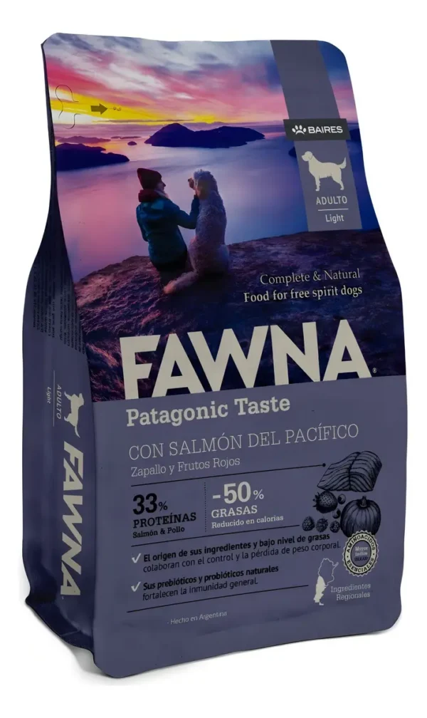 Alimento Fawna Light Perro Adulto Salmón 15kg