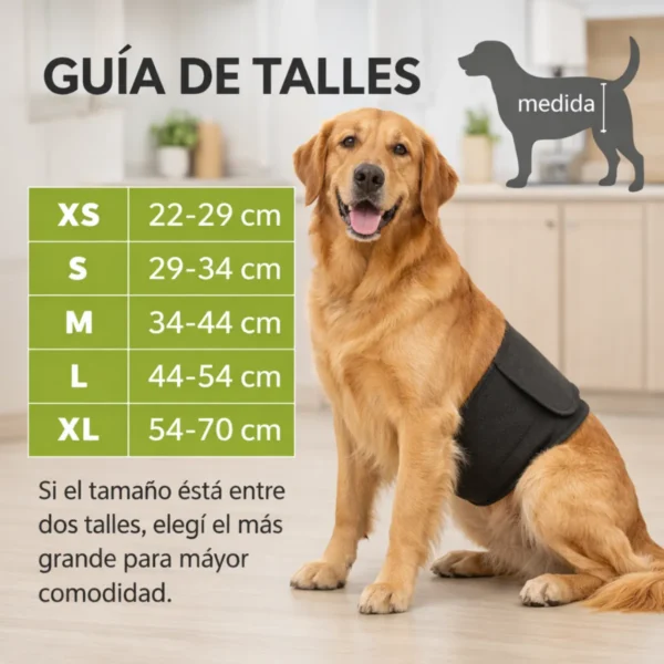 Pañal Reutilizable para Perros Lavable Pack x2