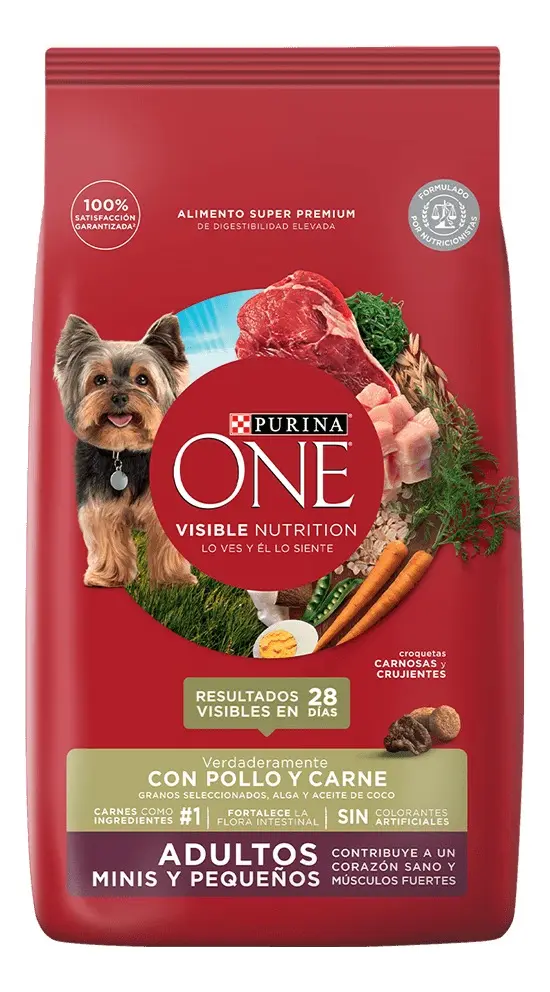Alimento para Perros Purina One Adulto Mini Carne x6Kg