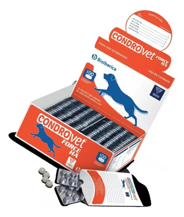 Condroprotector para Perros Condrovet Force HA x10 Comprimidos