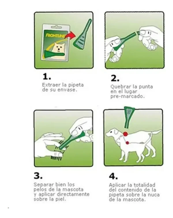 Pipeta Antipulgas y Garrapatas para Gatos Frontline Plus 1 a 8 Kg Combo x3