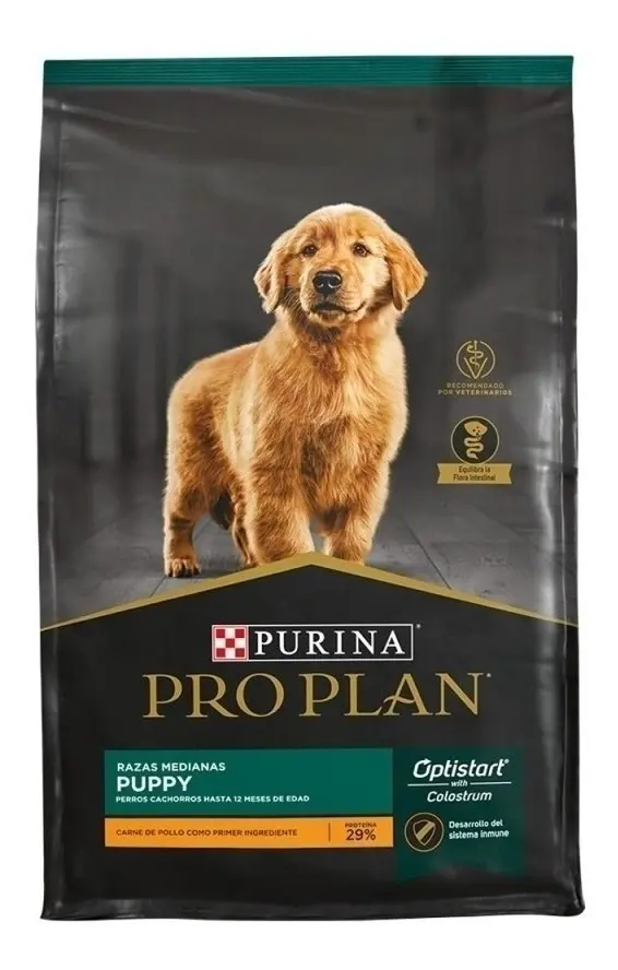 Alimento para Cachorros Pro Plan OptiStart Raza Mediana Sabor Pollo 3kg