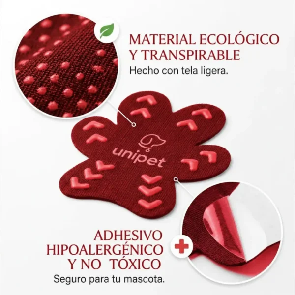D_NQ_NP_773637-MLA113037135955_062026-F.webp Huellitas Protectoras Antideslizantes para Perros Unipet Pack x4