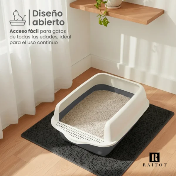 Caja Sanitaria para Gatos Semi Cerrada Raitot Antisalpicaduras