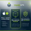Collar GPS Rastreador para Perros y Gatos Compatible iOS y Android