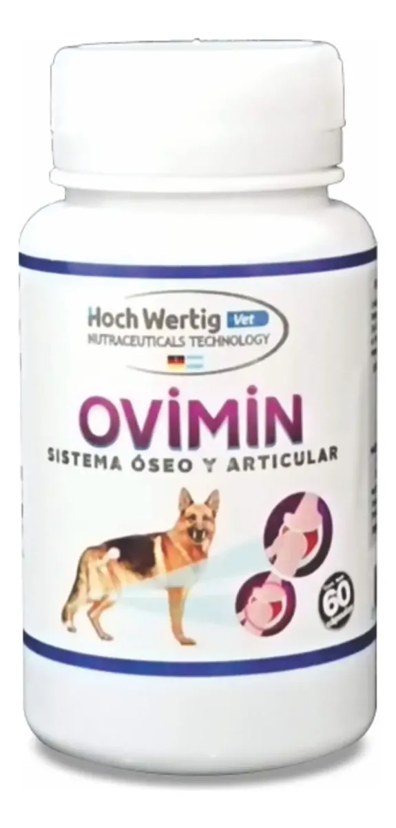 Condroprotector para Mascotas Ovimin x60 Capsulas