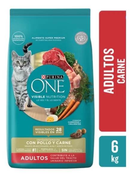 Alimento para Gatos Purina One Premium x6Kg