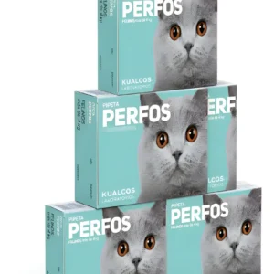 Pipeta Antipulgas para Gatos Perfos Kualcos +4 Kg Combo x5