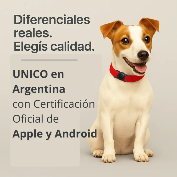 Collar GPS Rastreador para Perros y Gatos Compatible iOS y Android