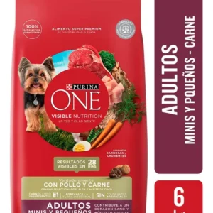 D_NQ_NP_787301-MLA111563353542_062026-F.webp Alimento para Perros Purina One Minis y Pequeños Carne x6Kg