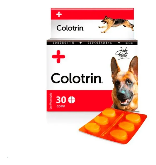 Condroprotector para Perros y Gatos Colotrin x30 Comprimidos Pack x2