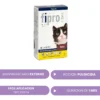 Pipeta Antipulgas para Gatos Fipro Labyes 1 a 8 Kg Combo x3