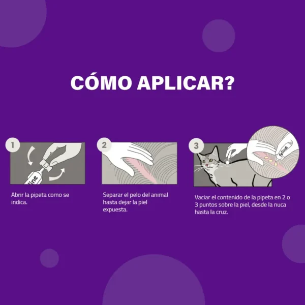 Pipeta Antipulgas para Gatos Protech Labyes +5 Kg Combo x2