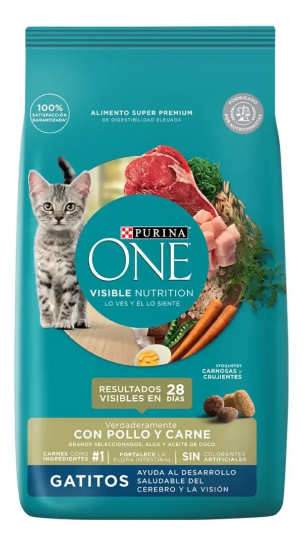 Alimento para Gatitos Purina One Todos los Tamaños x2Kg