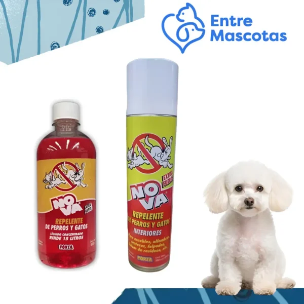D_NQ_NP_798264-MLA86209975992_062025-F.webp Kit Repelente Líquido y Spray para Perros y Gatos Nova