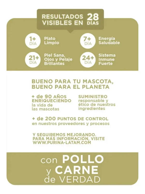 Alimento para Gatos Purina One Pollo y Carne x2Kg