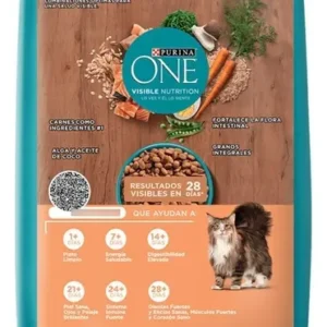 Alimento para Gatos Purina One Pollo y Salmón Adultos x2Kg