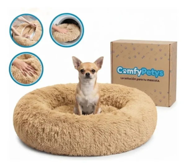 Cama Antiestrés para Perros y Gatos ComfyPetys Comfybed Talla S