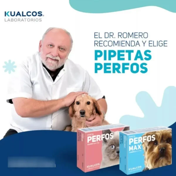 Pipeta Antipulgas Multidosis para Gatos Perfos Kualcos 10 ml