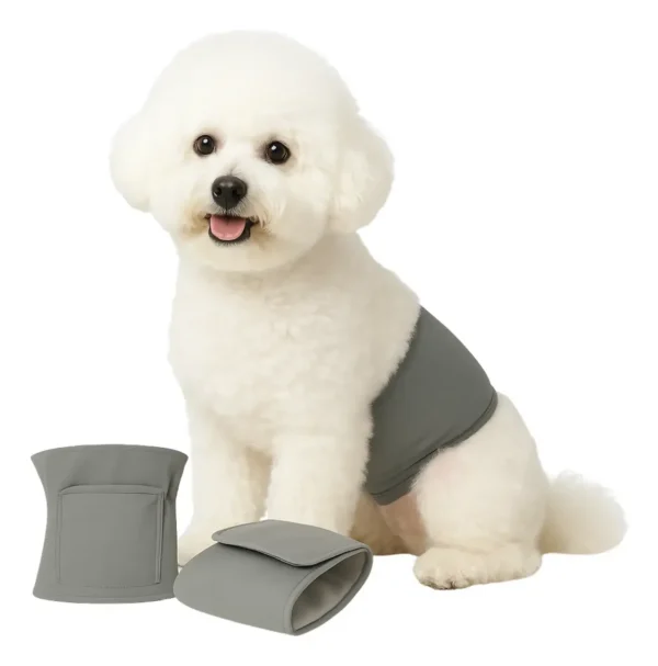 Pañal Reutilizable para Perros Lavable Pack x2
