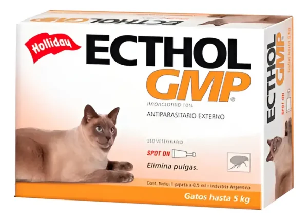 Pipeta Antipulgas para Gatos Ecthol 2 a 5 Kg