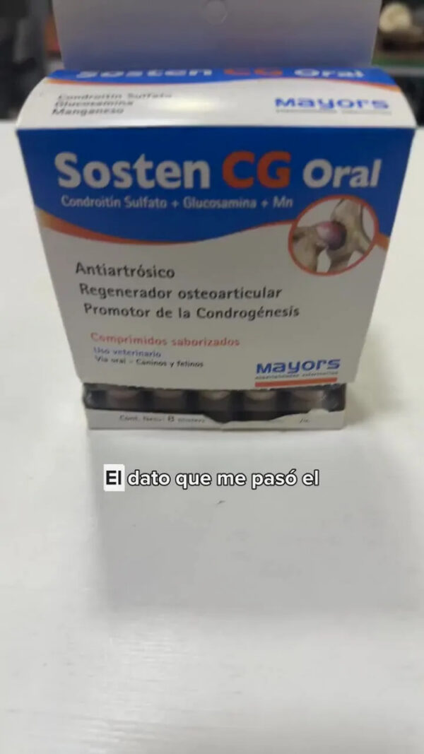 Condroprotector para Perros y Gatos Sosten CG Oral x80 Comprimidos