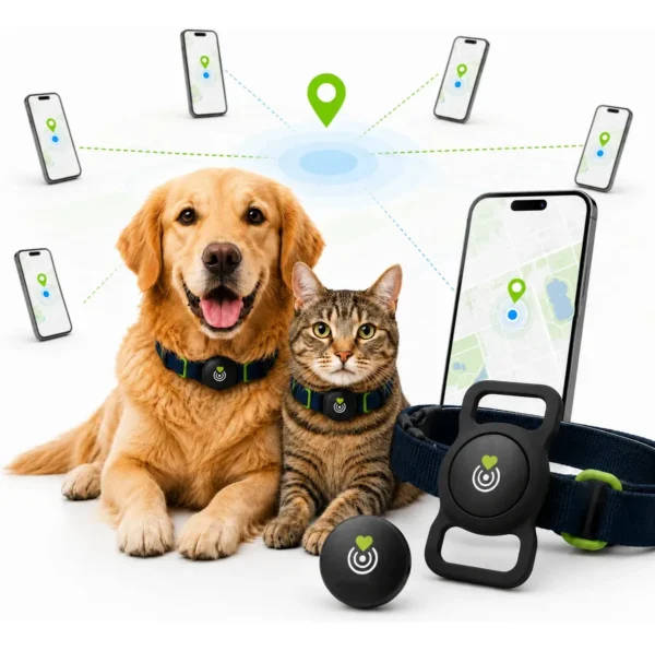 Collar GPS Rastreador para Perros y Gatos Compatible Android