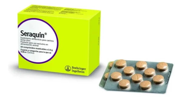 Condroprotector para Perros Seraquin x60 Comprimidos