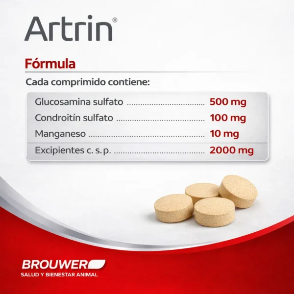 Condroprotector para Perros y Gatos Artrin Senior Brouwer