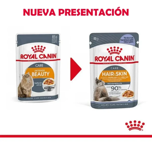 Alimento para Gatos Royal Canin Feline Hair & Skin 12 Sobres 85g