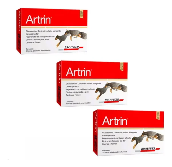 D_NQ_NP_849941-MLA111677519820_062026-F.webp Condroprotector para Perros y Gatos Artrin Pack x3 (x30 Comprimidos c/u)
