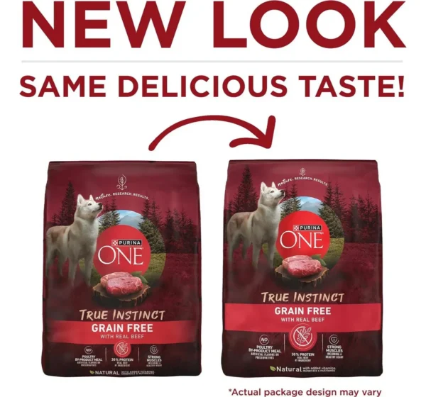 Alimento para Perros Purina One True Instinct Grain Free Carne de Res x25Lb