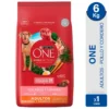 Alimento para Perros Purina One Adulto Medianos/Grandes Pollo y Cordero x6Kg