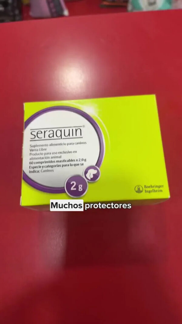 Condroprotector para Perros Seraquin x60 Comprimidos