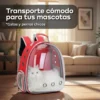 Mochila Transportadora para Mascotas Cápsula Waggs Color Rosa