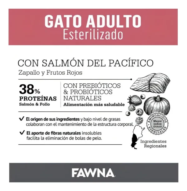 D_NQ_NP_896658-MLU79069078541_092024-F.webp Alimento Fawna Gato Esterilizado 3kg
