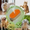 Cepillo a Vapor para Perros y Gatos Masajeador Saca Pelos