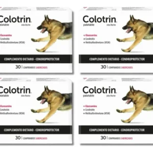 Condroprotector para Perros y Gatos Colotrin Pack x4 (x30 Comprimidos c/u)