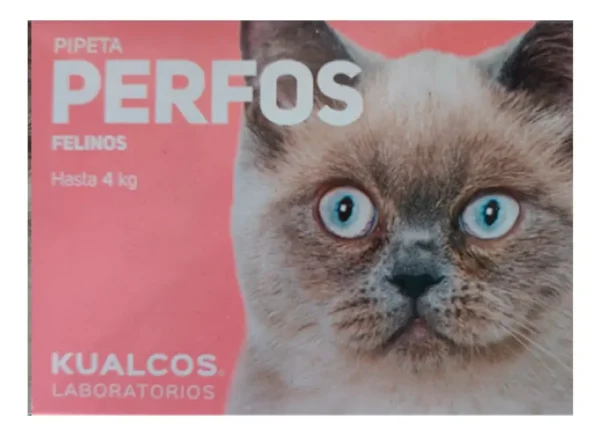 Pipeta Antipulgas para Gatos Perfos Kualcos Hasta 4 Kg