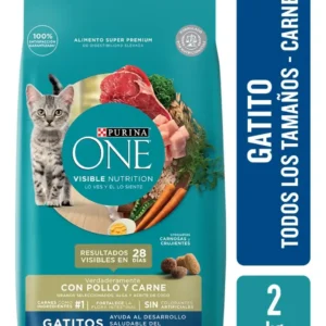 Alimento para Gatitos Purina One Todos los Tamaños x2Kg