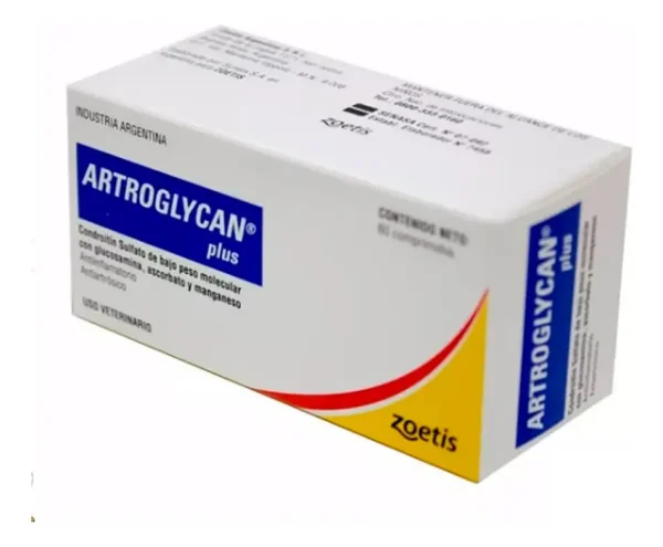 Condroprotector para Perros y Gatos Artroglycan Plus x60 Comprimidos