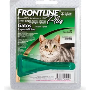 Pipeta Antipulgas y Garrapatas para Gatos Frontline Plus 1 a 10 Kg