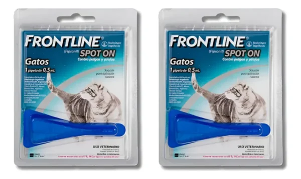 Pipeta Antipulgas para Gatos Frontline Spot On 2 a 10 Kg Combo x2