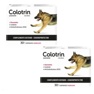 Condroprotector para Perros y Gatos Colotrin x30 Comprimidos Pack x2