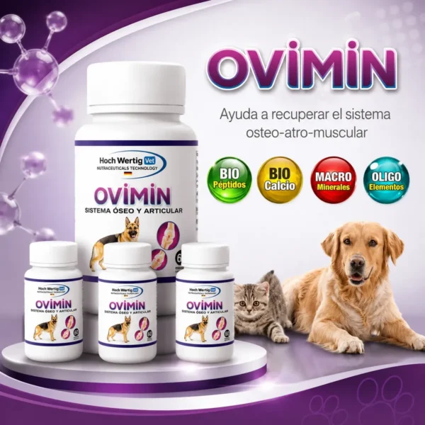 Condroprotector para Mascotas Ovimin Pack x3 Frascos